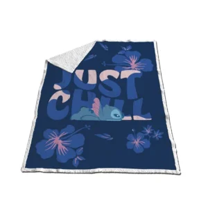 lilo & stitch sherpa prémium takaró