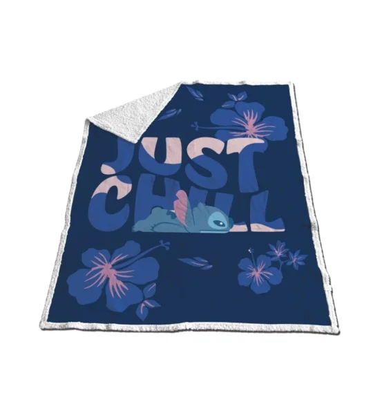 lilo & stitch sherpa prémium takaró