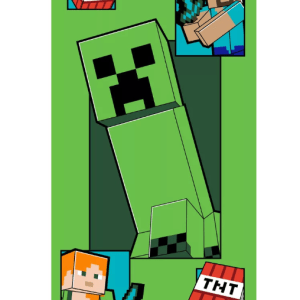 Minecraft pamut törülköző (140x70 cm)
