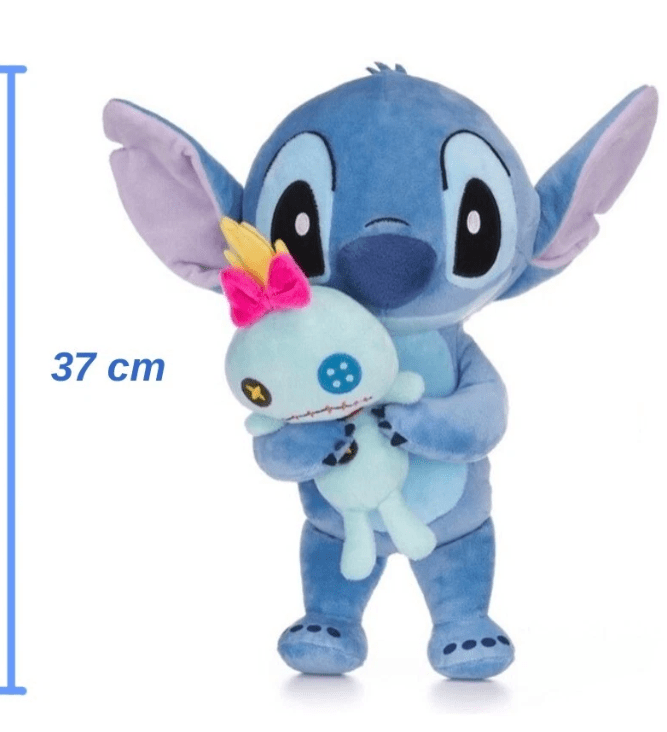 stitch plüss a babájával