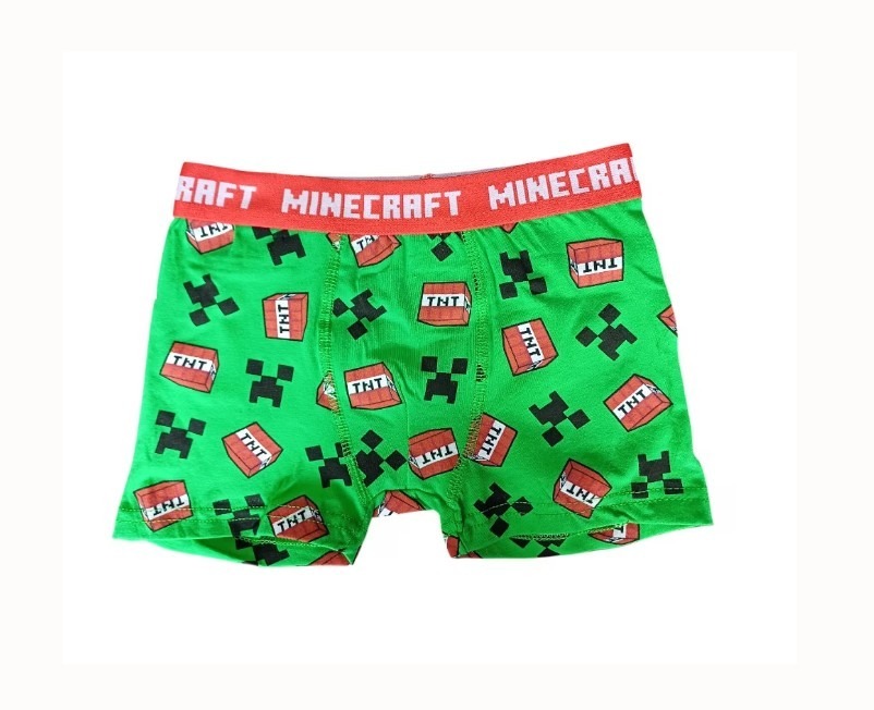 minecraft gyerek fiú boxer 2db/csomag