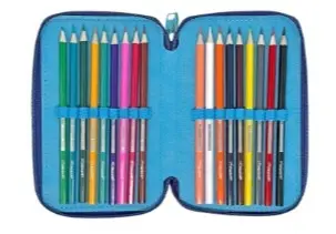 lilo & stitch kék töltött 3 emeletes tolltartó