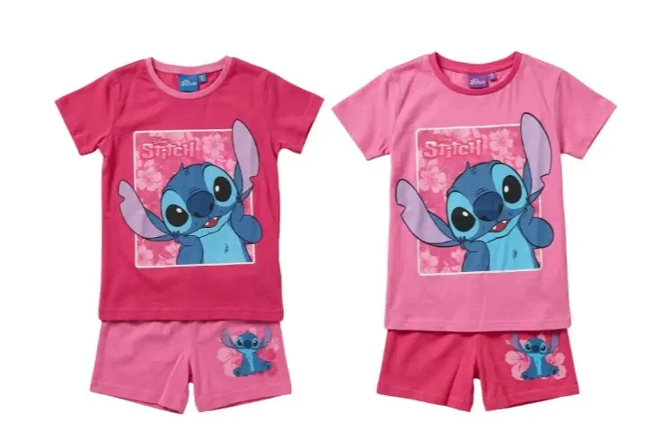 lilo & stitch rövid rózsaszín pizsama