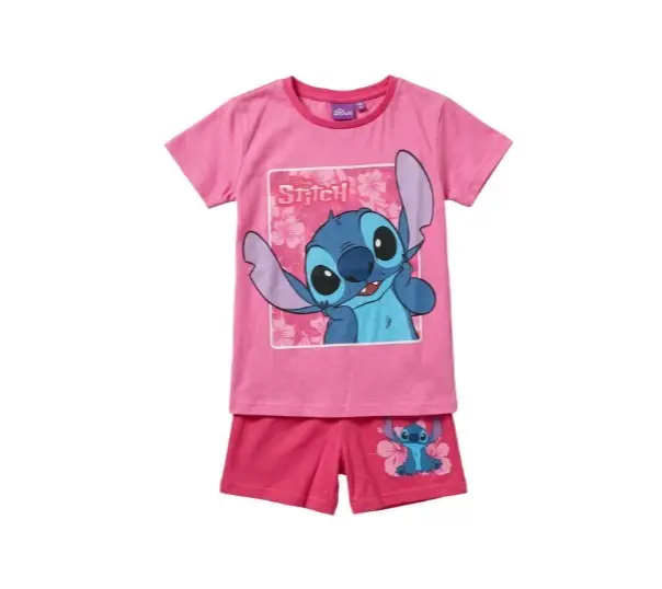 lilo & stitch rövid rózsaszín pizsama