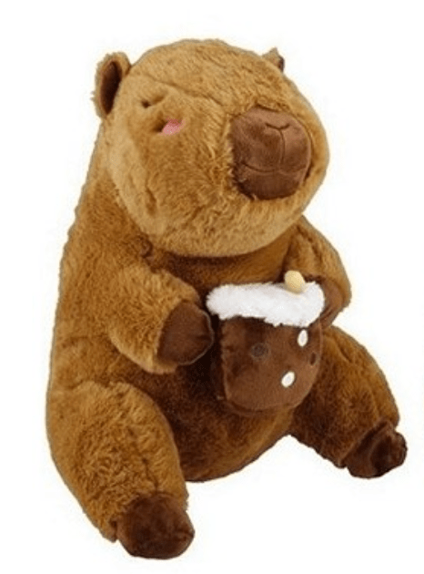 ellenállhatatlan óriás kapibara (capybara) puha plüssfigura – 40 cm