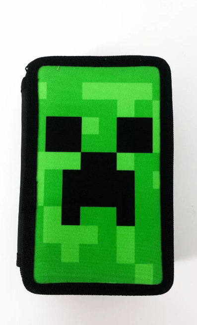 minecraft gyerek 3 emeletes töltött tolltartó (új)