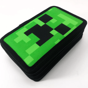 minecraft gyerek 3 emeletes töltött tolltartó (új)