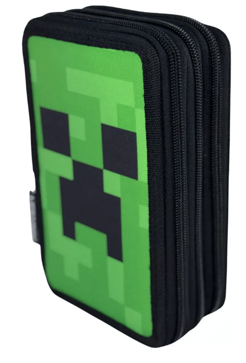 minecraft gyerek 3 emeletes töltött tolltartó (új)