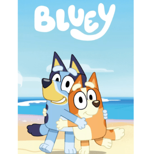 Bluey pamut arc és kéztörlő (30x50)