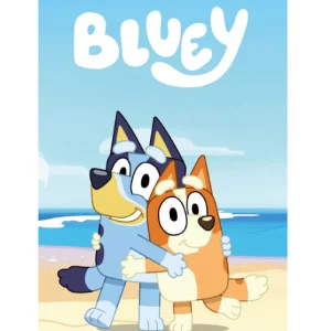 Bluey pamut arc és kéztörlő (30x50)