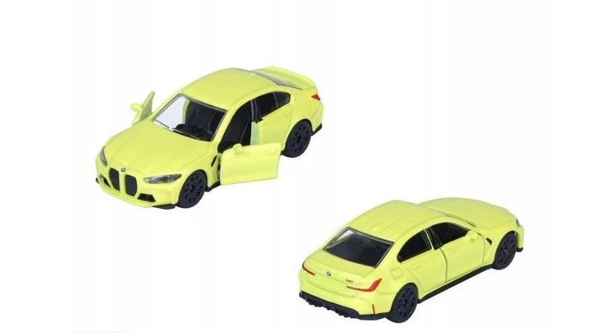 Majorette BMW M3 sima sárga 2