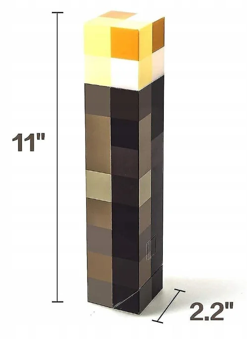 Minecraft Fáklya Fali Lámpa (28cm) - Image 3